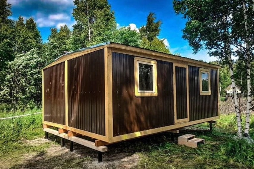 Бытовка-модуль 6×4,4 м из двух половинок